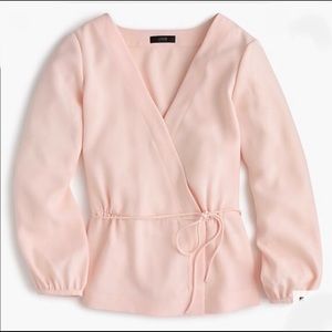 J.Crew Tie Waist Top